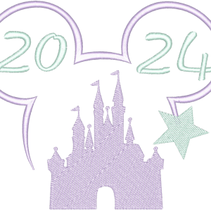 A logo of a castle is displayed on a white background in this image. The logo features a star and a few flags. The bottom of the image is white