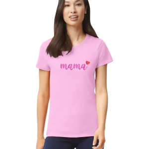 A woman is standing in the image