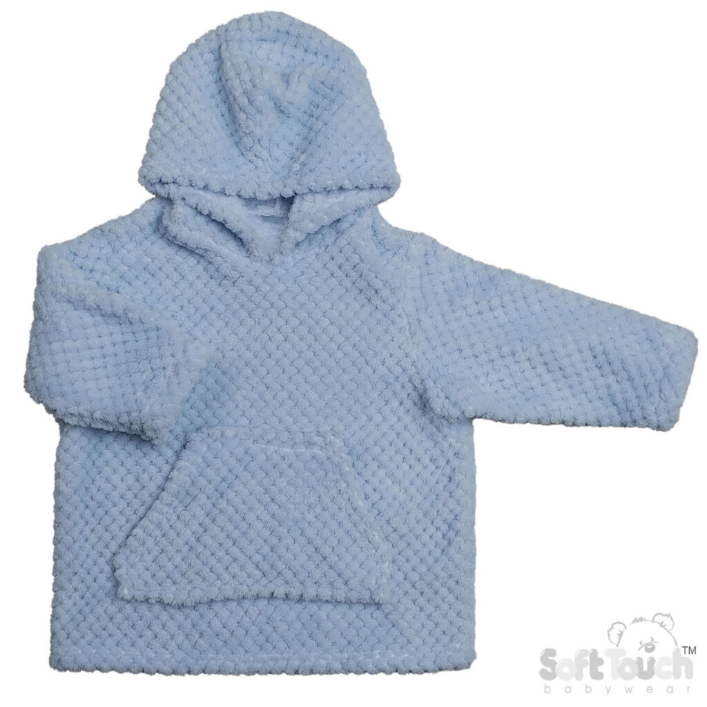 Blue baby waffle hoodie oodie