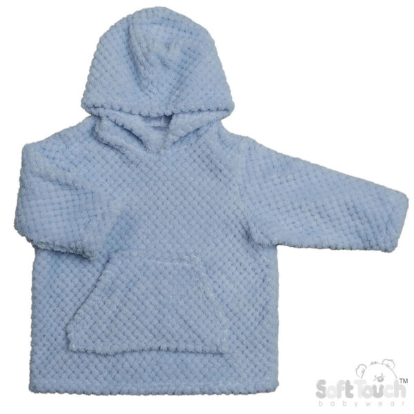 blue baby waffle hoodie oodie